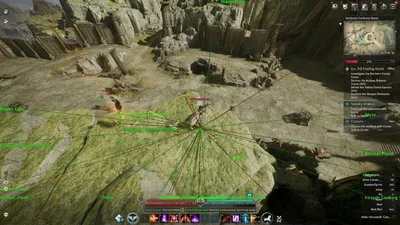 AION 2 Cheats long-range snaplines and world markers across open terrain